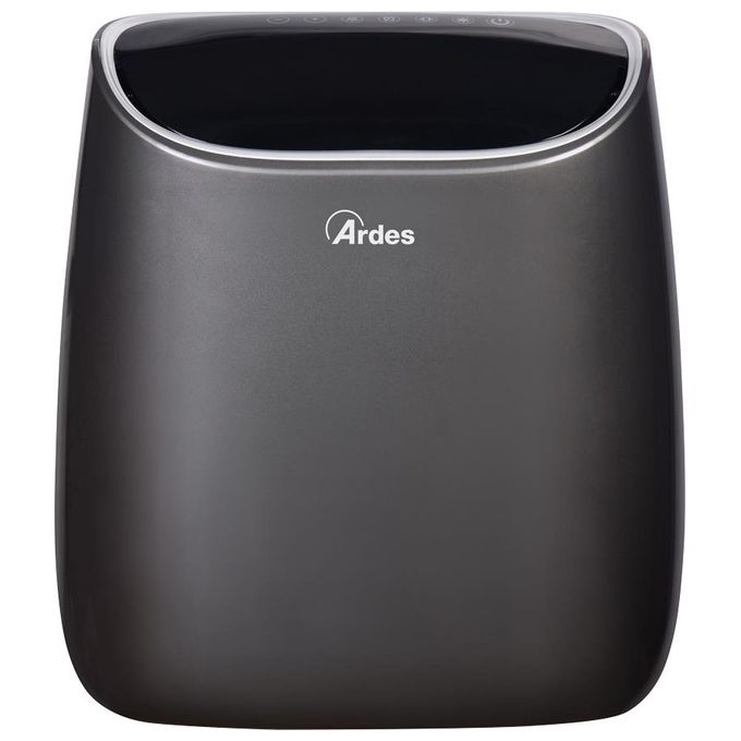 Ardes AR4P17 Stone Termoventilatore Ceramico Ionizzatore con Telecomando Filtro Antipolvere Display Digitale Led Touch Timer Titanio