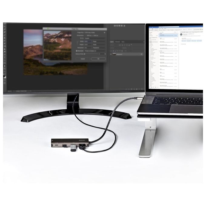 StarTech DKT31CHPDL Adattatore Multiporta USB C Tipo Prodotto Mini Docking Station HDMI 4K 30Hz USB 3.2 Gen 2 10Gbps Power Delivery 100W Gigabit Ethernet colore Grigio
