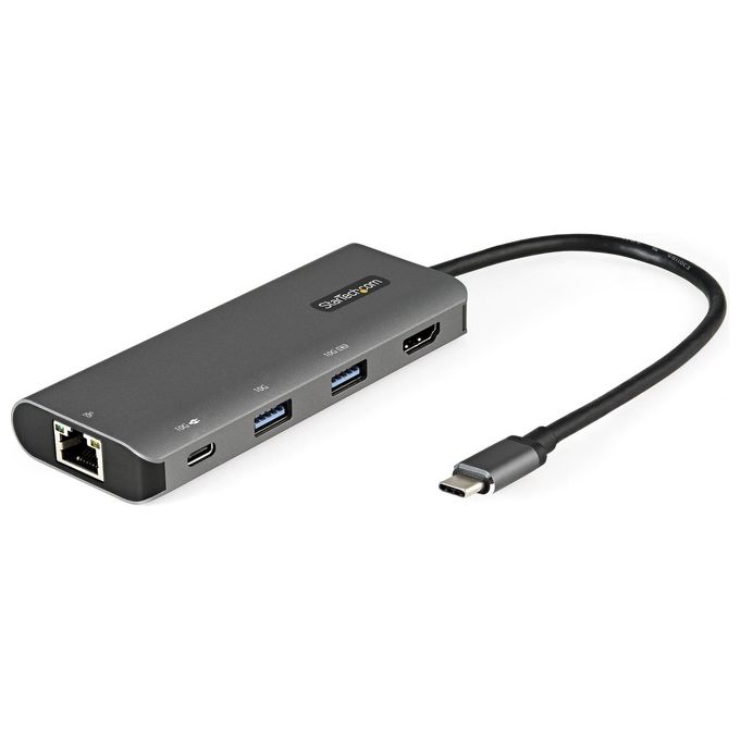 StarTech DKT31CHPDL Adattatore Multiporta USB C Tipo Prodotto Mini Docking Station HDMI 4K 30Hz USB 3.2 Gen 2 10Gbps Power Delivery 100W Gigabit Ethernet colore Grigio