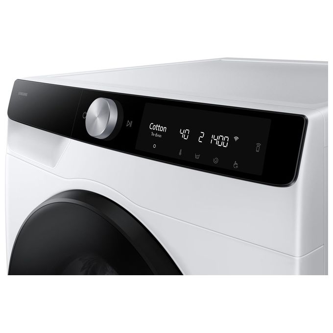 Samsung WD11DG6B85BK Lavasciuga Frontale 11-6 Kg 1400 rpm Classe D AI Wash EcoDosatore Vapore Wi-Fi (85x60x60 cm) colore Bianco