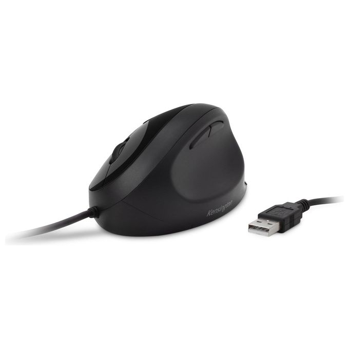 Kensington K75403EU Mouse Pro Fit Ergo con cavo 5 pulsanti DPI fino a 3200 USB Plug and Play colore Nero
