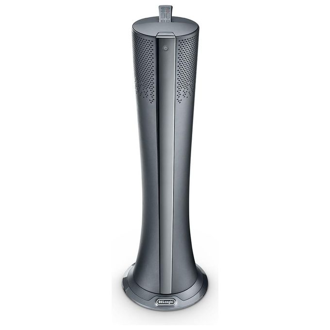 De'Longhi HFX85W20C - Purificatore d'aria per ambienti fino a 30 m², filtrazione HEPA, 60 dB, funzione riscaldamento-ventilazione, termostato digitale e telecomando, Bianco