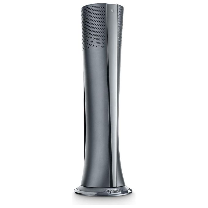 De'Longhi HFX85W20C - Purificatore d'aria per ambienti fino a 30 m², filtrazione HEPA, 60 dB, funzione riscaldamento-ventilazione, termostato digitale e telecomando, Bianco