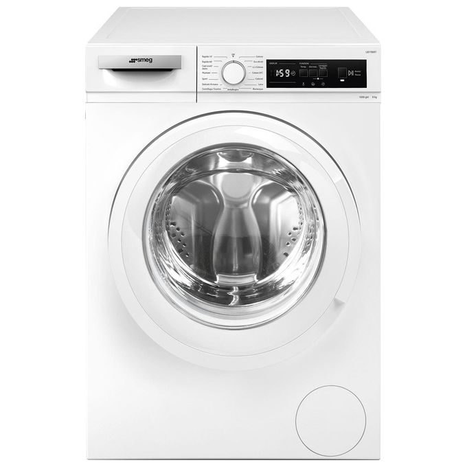 Smeg LB1T80IT Lavatrice Carica Frontale Classe energetica D Capacita' di carico 8 Kg Centrifuga 1000 giri Partenza Ritardata