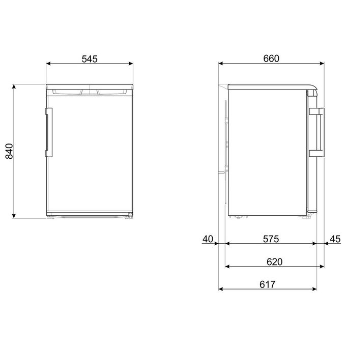 SMEG frigorifero monoporta 114 cm classe db libera installazione var. Colore Bianco