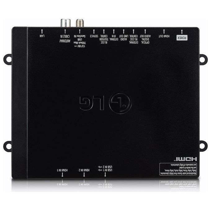 LG STB-6500 Smart TV Box webOS 5.0 4K Ultra HD Wi-Fi Ethernet Bluetooth Tuner DVB-T2-C-S2 colore Nero