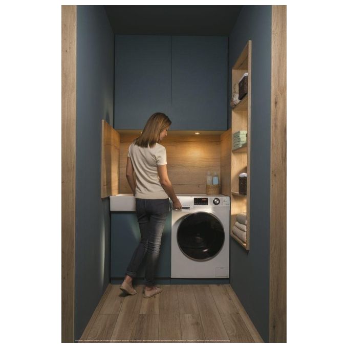 Haier HW70B12636N Serie 636 Lavatrice Carica Frontale Slim 7 kg Classe energetica A+++ Trattamento ABT Partenza Differita  Centrifuga 1200 giri Motore Direct Motion