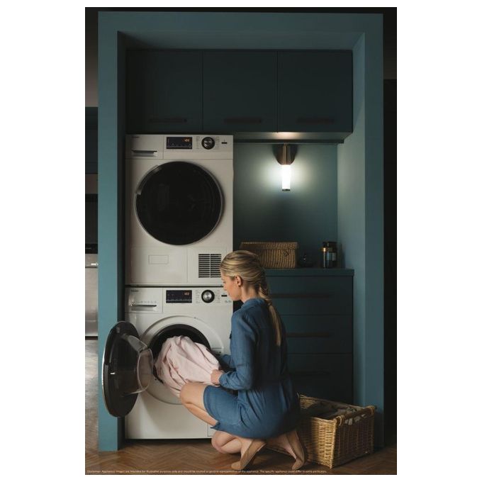 Haier HW70B12636N Serie 636 Lavatrice Carica Frontale Slim 7 kg Classe energetica A+++ Trattamento ABT Partenza Differita  Centrifuga 1200 giri Motore Direct Motion