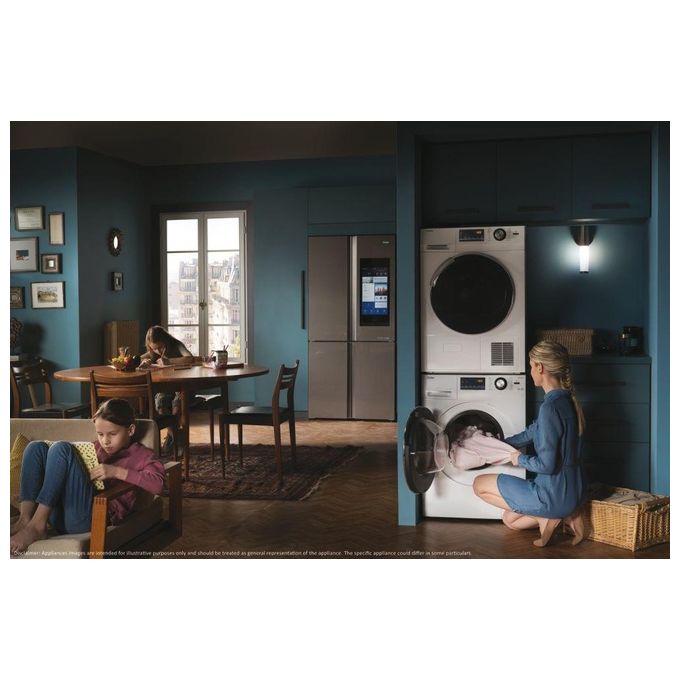 Haier HW70B12636N Serie 636 Lavatrice Carica Frontale Slim 7 kg Classe energetica A+++ Trattamento ABT Partenza Differita  Centrifuga 1200 giri Motore Direct Motion