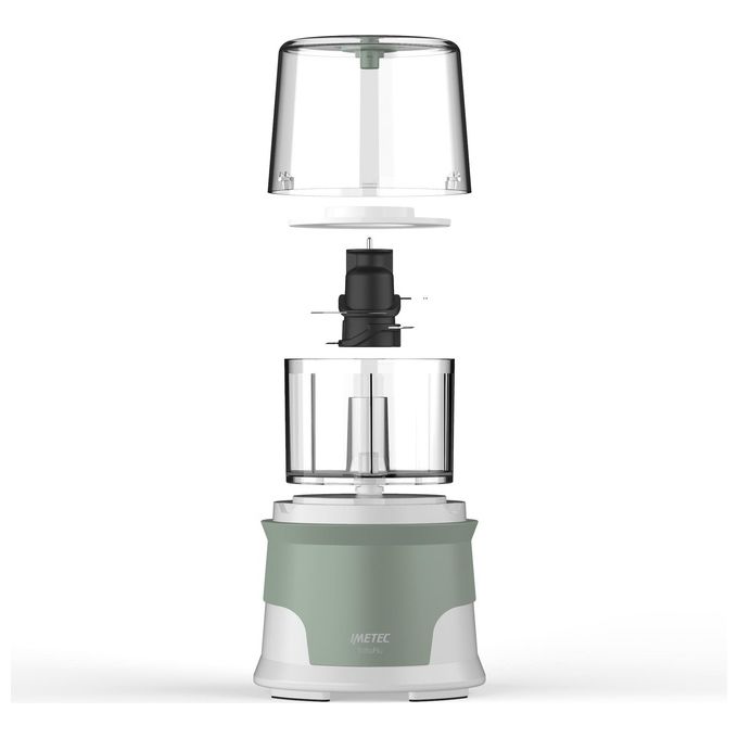 Imetec 7475 Tritapiu' Tritatutto Elettrico 0.6 L 1000 W 4 lame acciaio inox colore Verde Bianco