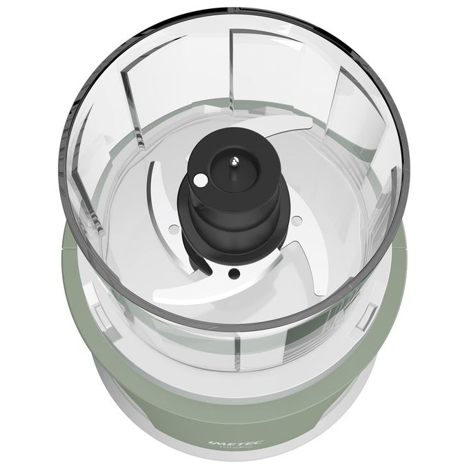 Imetec 7475 Tritapiu' Tritatutto Elettrico 0.6 L 1000 W 4 lame acciaio inox colore Verde Bianco