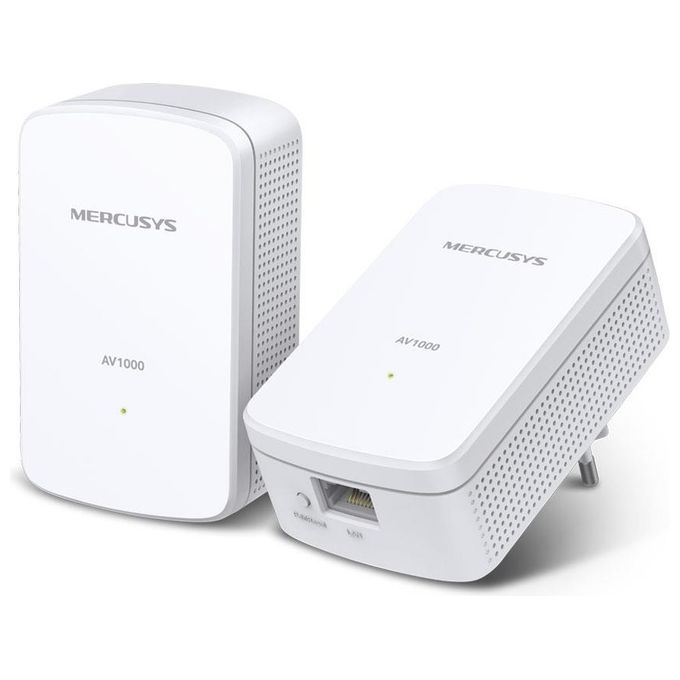 Mercusys MP500 KIT Adattatore PowerLine AV2 1000 Mbit-s Gigabit Ethernet 300 m colore Bianco
