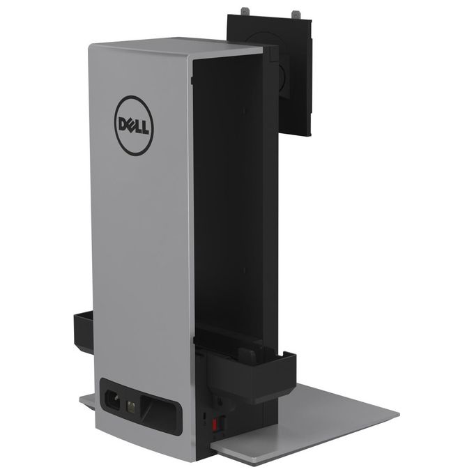 DELL DELL-OSS21 Supporto All-in-One per Desktop Small Form Factor Compatibilita' 19'' - 27'' Regolazione Altezza Inclinazione -5 - 21° Rotazione 360° colore Argento