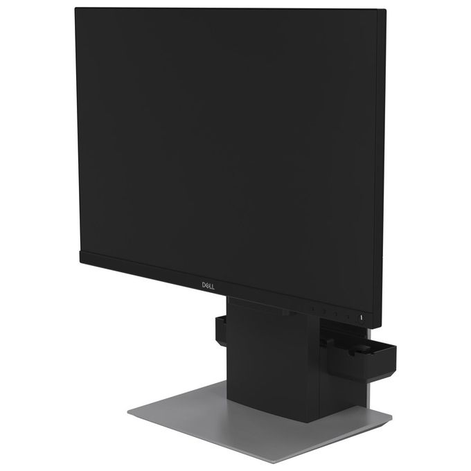 DELL DELL-OSS21 Supporto All-in-One per Desktop Small Form Factor Compatibilita' 19'' - 27'' Regolazione Altezza Inclinazione -5 - 21° Rotazione 360° colore Argento