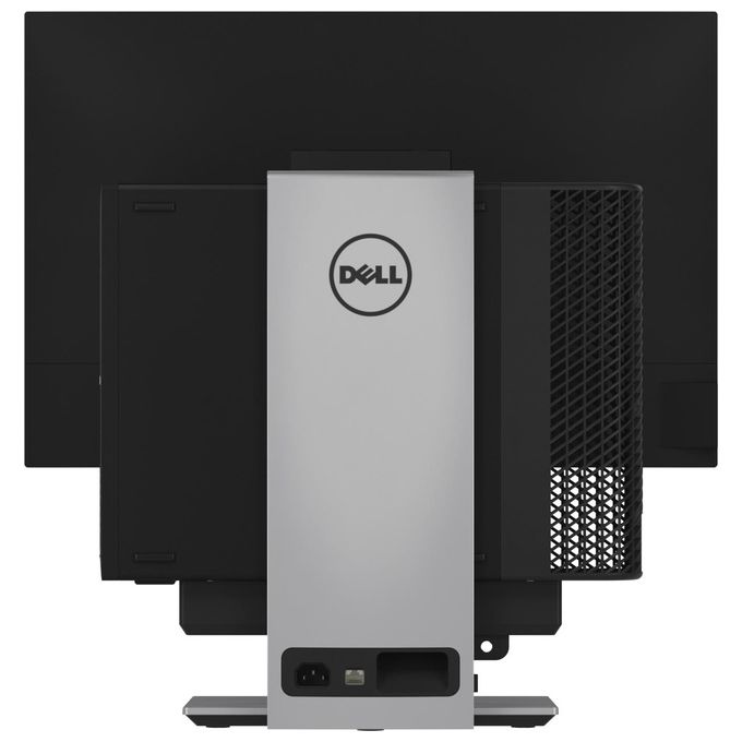 DELL DELL-OSS21 Supporto All-in-One per Desktop Small Form Factor Compatibilita' 19'' - 27'' Regolazione Altezza Inclinazione -5 - 21° Rotazione 360° colore Argento
