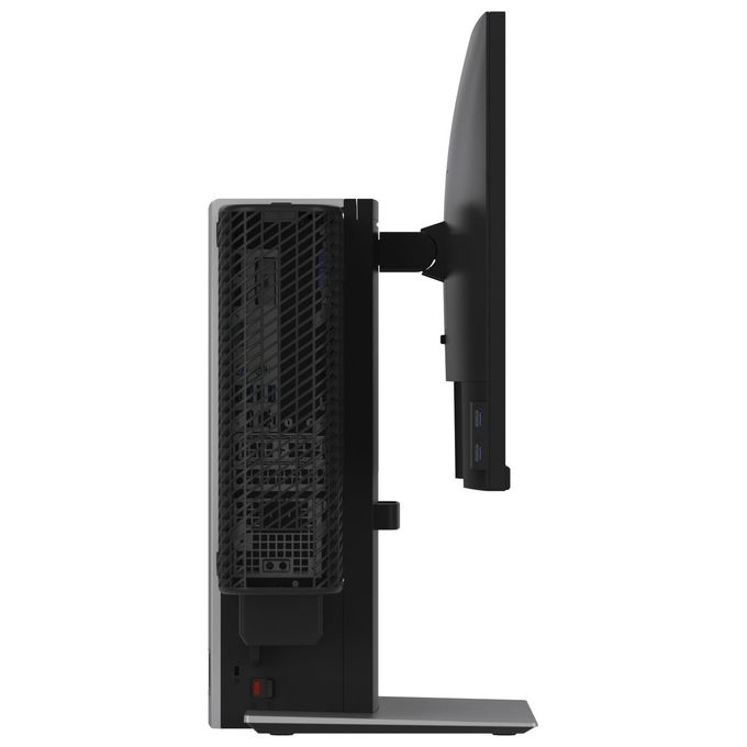 DELL DELL-OSS21 Supporto All-in-One per Desktop Small Form Factor Compatibilita' 19'' - 27'' Regolazione Altezza Inclinazione -5 - 21° Rotazione 360° colore Argento