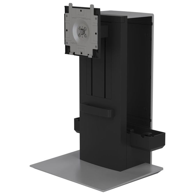 DELL DELL-OSS21 Supporto All-in-One per Desktop Small Form Factor Compatibilita' 19'' - 27'' Regolazione Altezza Inclinazione -5 - 21° Rotazione 360° colore Argento