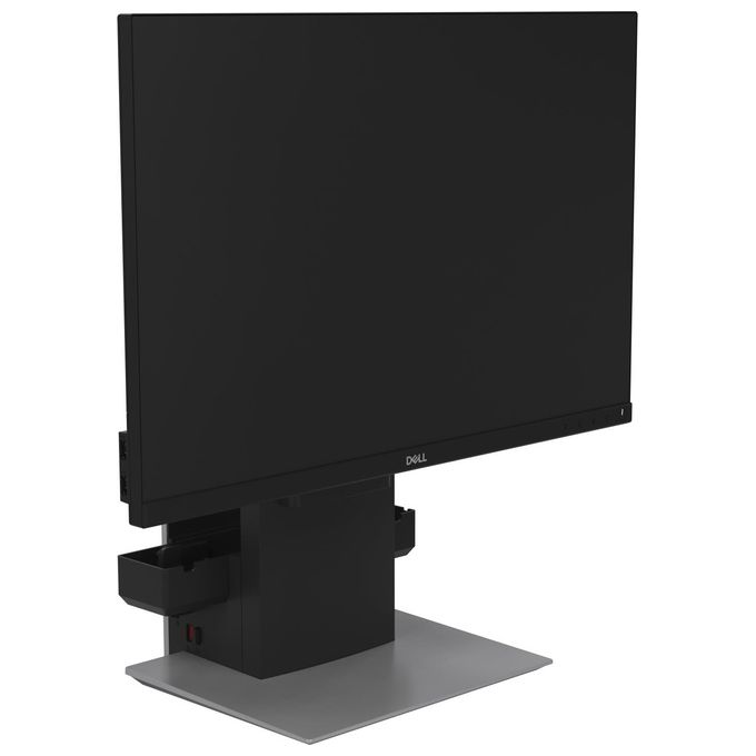 DELL DELL-OSS21 Supporto All-in-One per Desktop Small Form Factor Compatibilita' 19'' - 27'' Regolazione Altezza Inclinazione -5 - 21° Rotazione 360° colore Argento