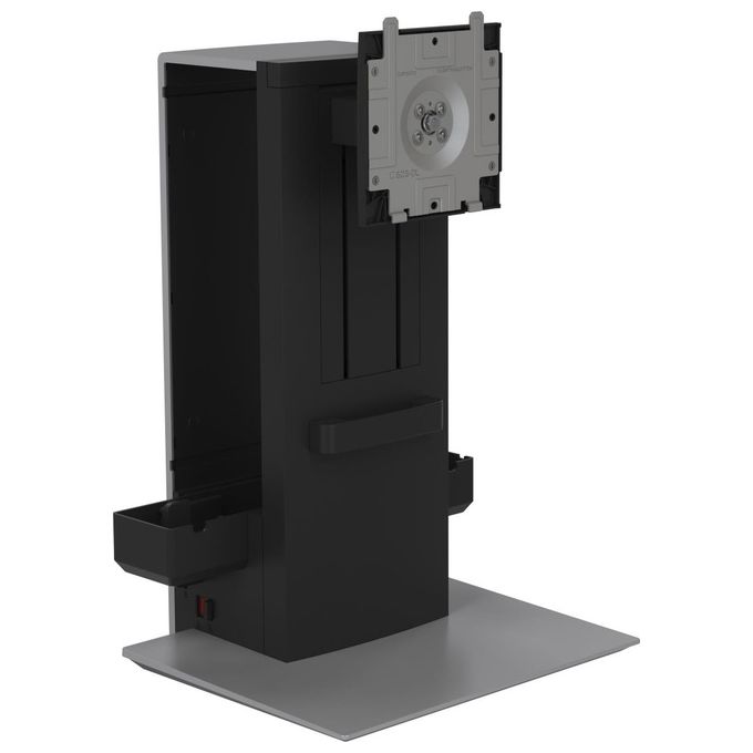 DELL DELL-OSS21 Supporto All-in-One per Desktop Small Form Factor Compatibilita' 19'' - 27'' Regolazione Altezza Inclinazione -5 - 21° Rotazione 360° colore Argento