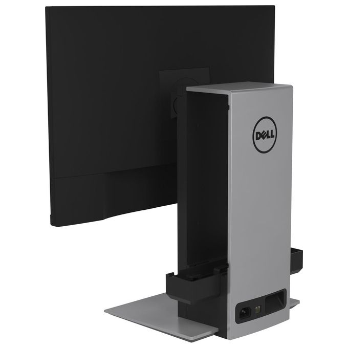 DELL DELL-OSS21 Supporto All-in-One per Desktop Small Form Factor Compatibilita' 19'' - 27'' Regolazione Altezza Inclinazione -5 - 21° Rotazione 360° colore Argento
