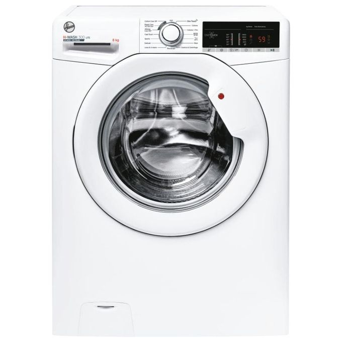 Hoover H-Wash 300 LITE H3W 48TE-11 Lavatrice a carica frontale 8Kg classe D 1400 giri 15+1 programmi cicli care NFC Bianco 60x52x85