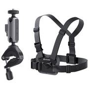 Insta360 X3-BIKE-MOUNT Bike Bundle V2 Kit Supporto Manubrio e Fascia Pettorale per Action Cam colore Nero