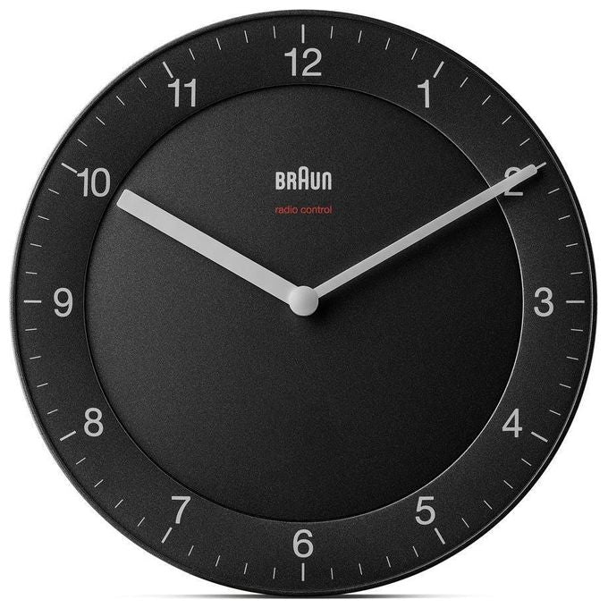 Braun BC 06 B-DCF Orologio da Parete Radiocontrollato Nero