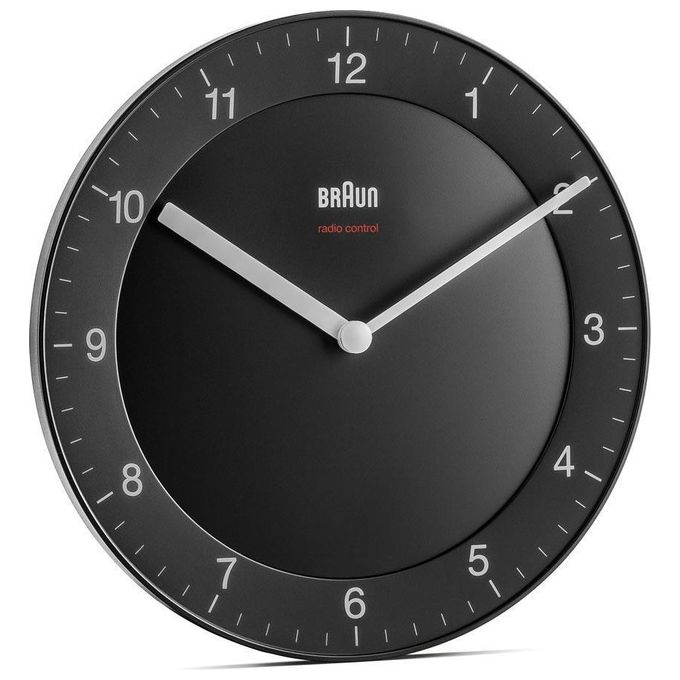 Braun BC 06 B-DCF Orologio da Parete Radiocontrollato Nero