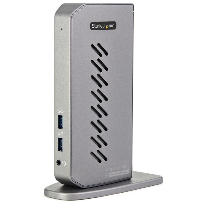 StarTech.com DK30A2DHUUE Docking Station USB-C USB-A Dual Monitor DisplayPort HDMI 4K 60Hz 6x USB-A GbE colore Nero Grigio