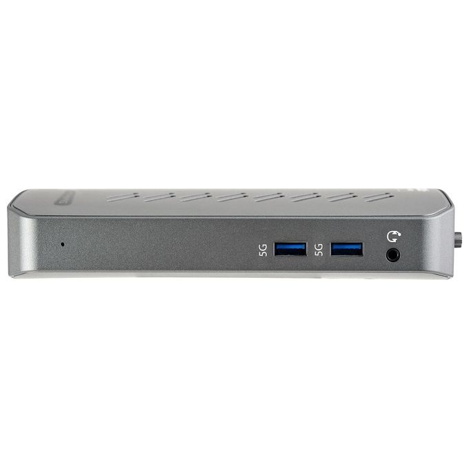 StarTech.com DK30A2DHUUE Docking Station USB-C USB-A Dual Monitor DisplayPort HDMI 4K 60Hz 6x USB-A GbE colore Nero Grigio