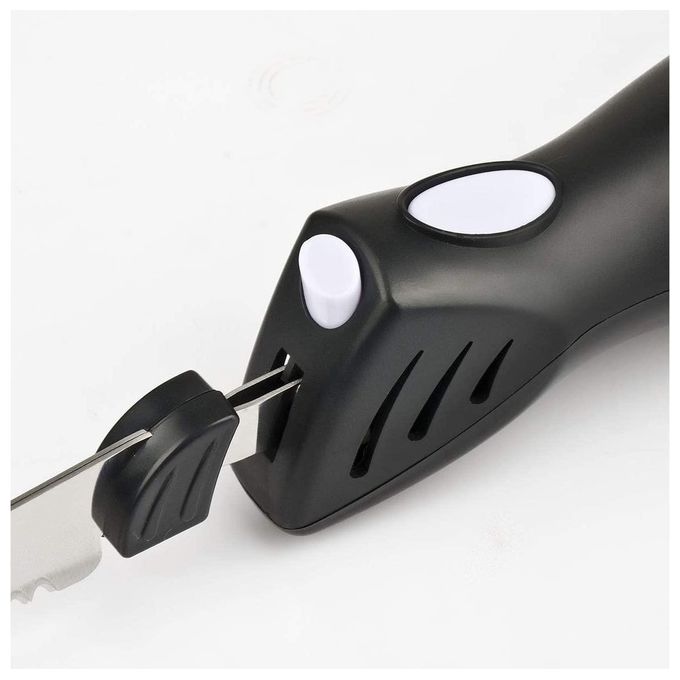 Girmi CT1000 Coltello Elettrico 45W Motore DC 2 Set Lame Inox Funzione PULSE colore Nero