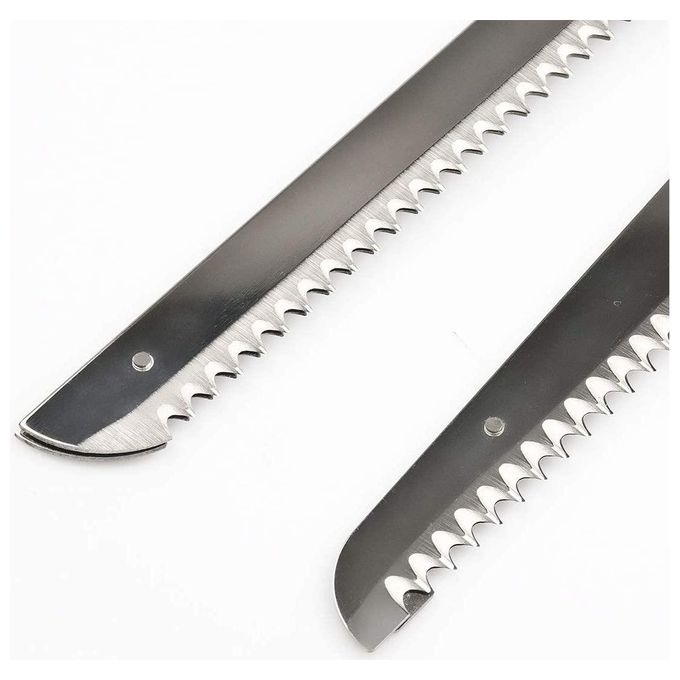 Girmi CT1000 Coltello Elettrico 45W Motore DC 2 Set Lame Inox Funzione PULSE colore Nero