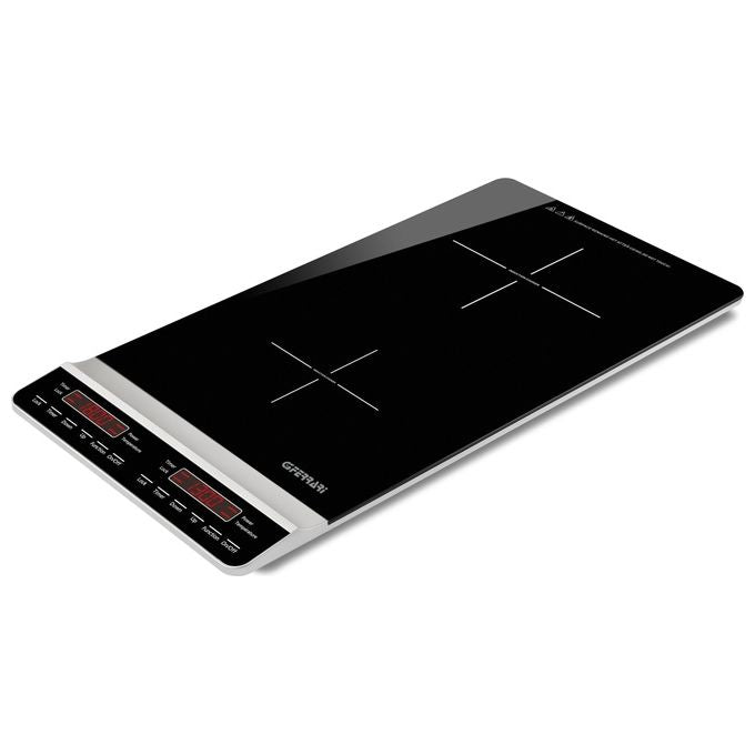 G3 Ferrari G10139 Dinamiko Deep Fornello a Induzione Doppio 3100W 2 Zone Touch Timer 3h colore Nero