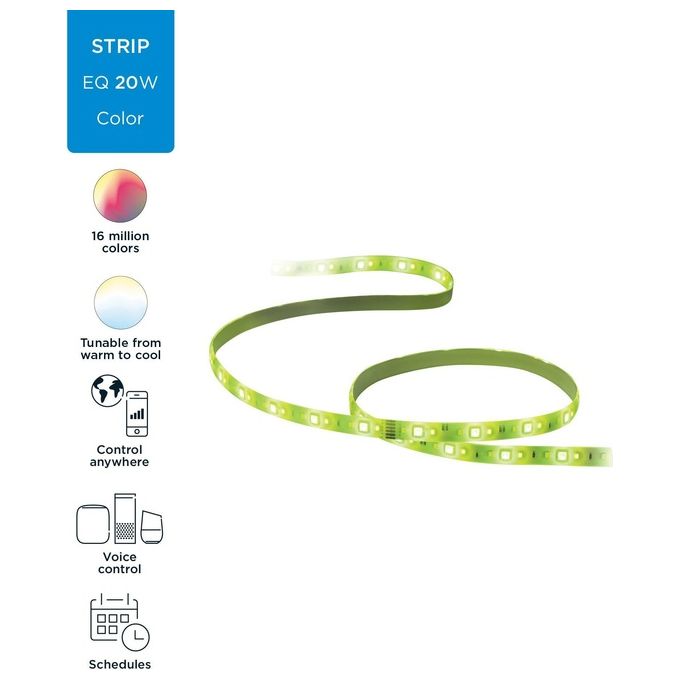 Philips Wiz Color Starter KIT_ LightStrip 2mt