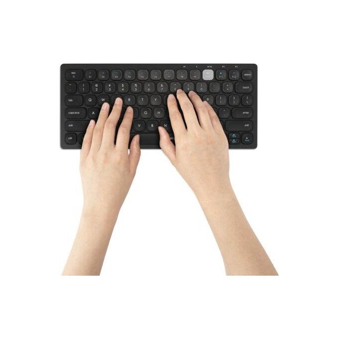 Kensington K75502IT Tastiera Compatta Wireless Bluetooth USB Multi Device Layout QWERTY Italiano colore Nero