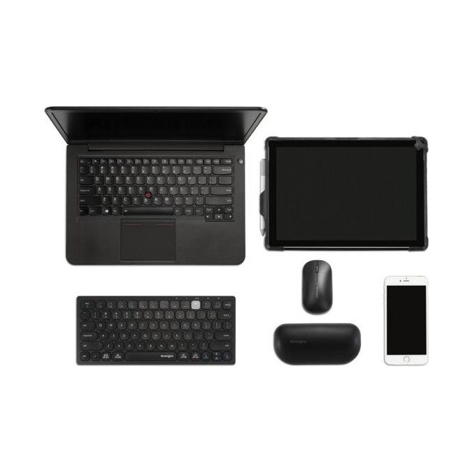 Kensington K75502IT Tastiera Compatta Wireless Bluetooth USB Multi Device Layout QWERTY Italiano colore Nero