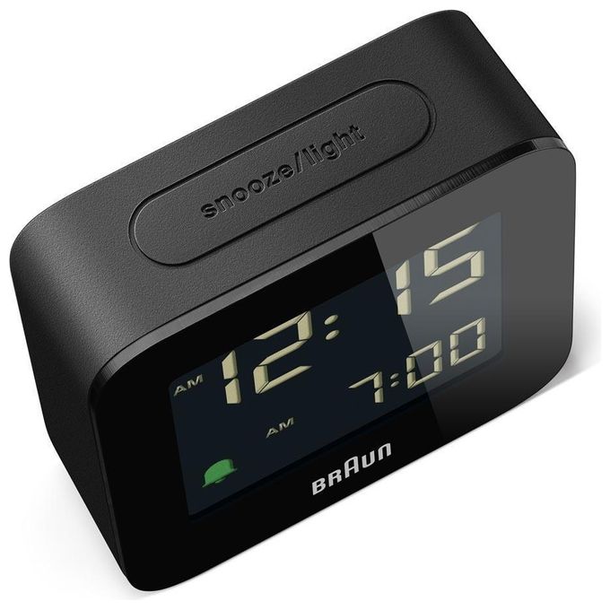 Braun BC08B-DCF Radiosveglia Digitale LCD Radiocontrollata DCF77 Sveglia Crescente Snooze colore Nero