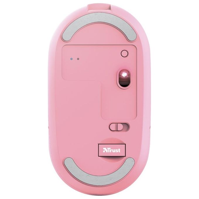 Trust Puck Mouse Wireless a RF + Bluetooth Ottico 1600 DPI