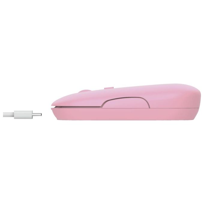 Trust Puck Mouse Wireless a RF + Bluetooth Ottico 1600 DPI