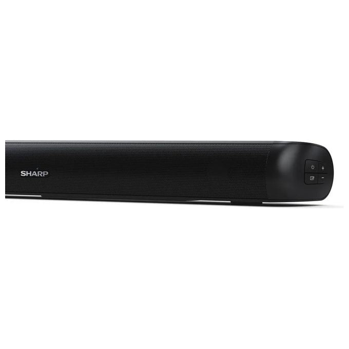 Sharp HT-SB107 Soundbar 2.0 90W Bluetooth 4.2 HDMI ARC USB Ottico AUX Montabile a Parete colore Nero