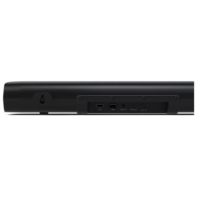 Sharp HT-SB107 Soundbar 2.0 90W Bluetooth 4.2 HDMI ARC USB Ottico AUX Montabile a Parete colore Nero