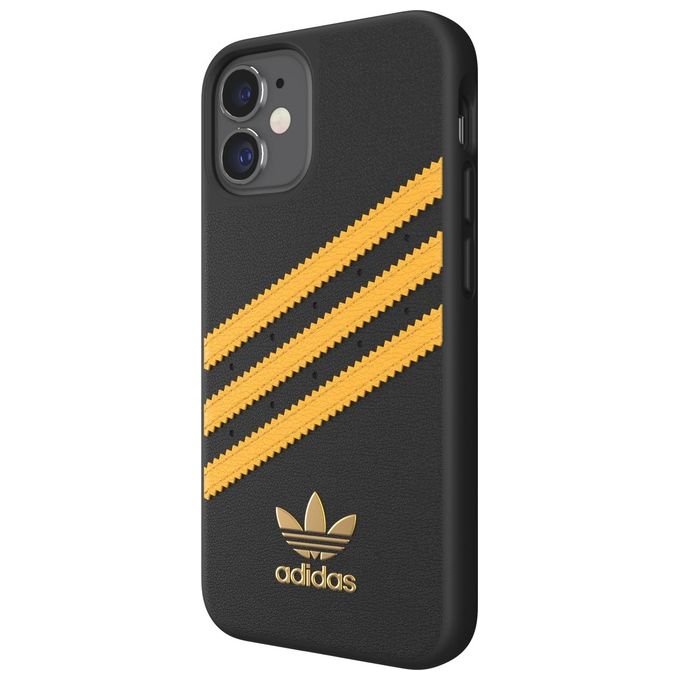 Adidas Samba Cover per iPhone 12 Mini Nero-Oro