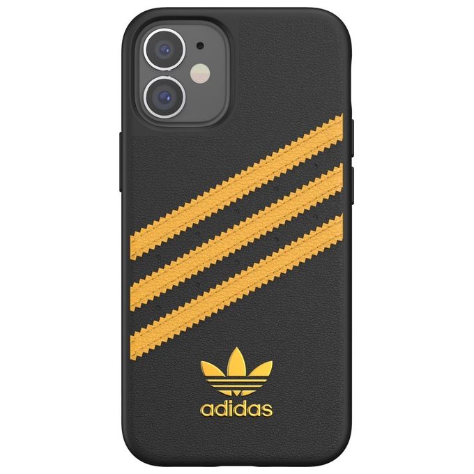 Adidas Samba Cover per iPhone 12 Mini Nero-Oro