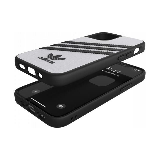 Adidas Samba Cover per iPhone 12 Mini Bianco-Nero