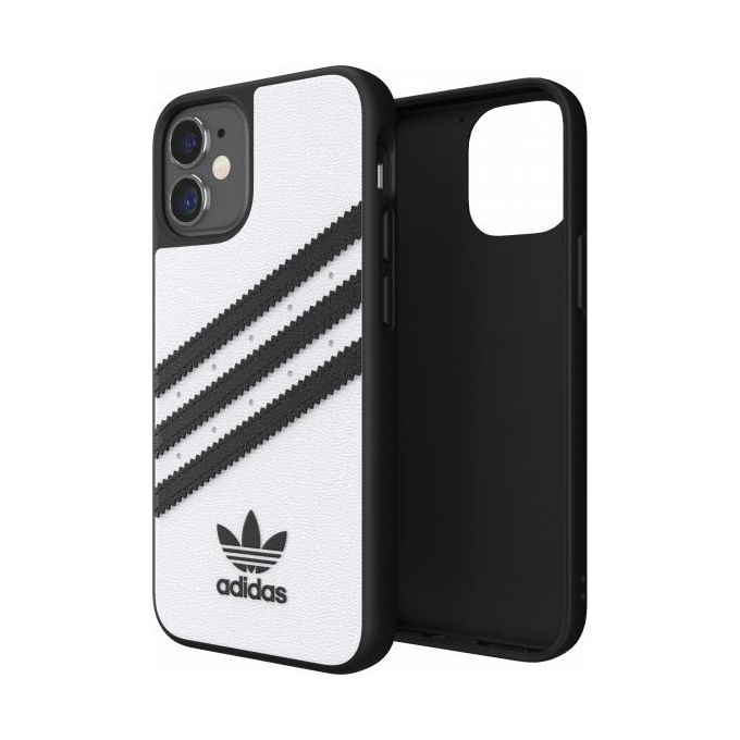Adidas Samba Cover per iPhone 12 Mini Bianco-Nero