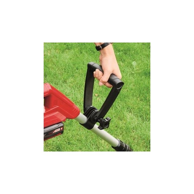 Einhell 3411125 Power X-Change Tagliabordi a Batteria 18V 24 cm 8500 rpm Flowerguard Asta Telescopica colore Rosso