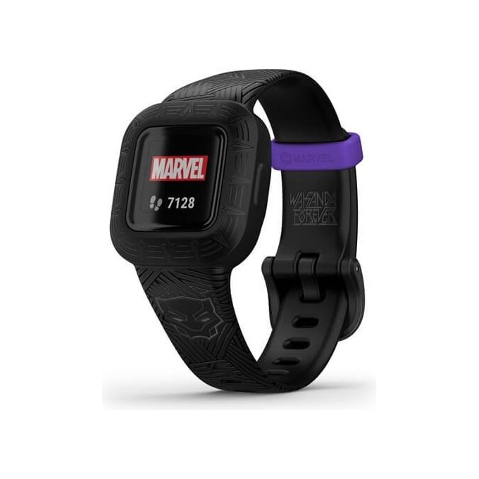 Garmin 010-02441-10 vivofit jr. 3 Smartband Activity Tracker per Bambini Marvel Black Panther Touchscreen 1 Anno Batteria colore Nero