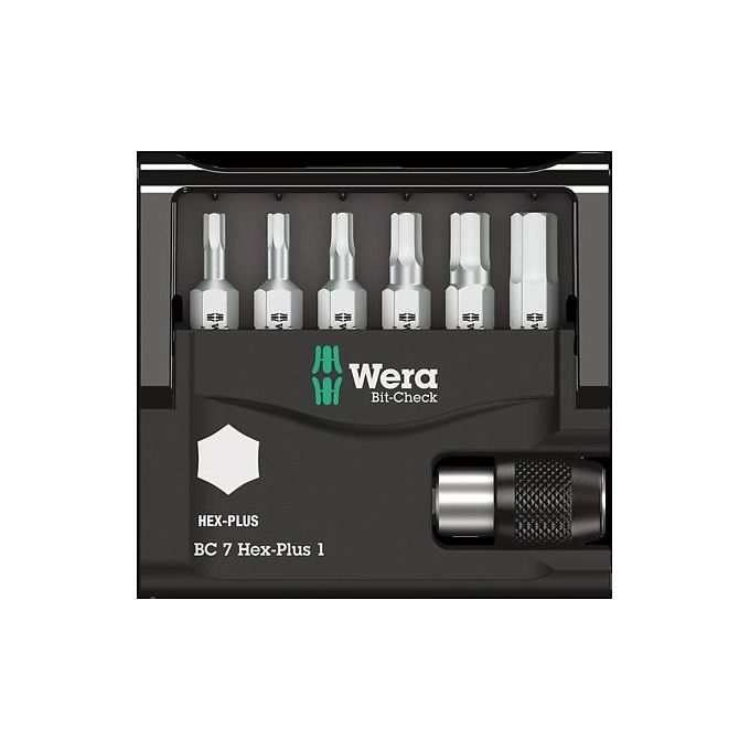 Wera Bit-Check 7 Hex-Plus 1 7 Pezzi