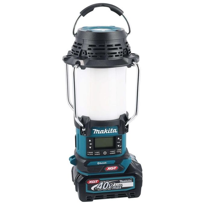 Makita MR009GZ Radio da cantiere con lanterna 40V Bluetooth DAB+ USB 360° IP65 colore Nero