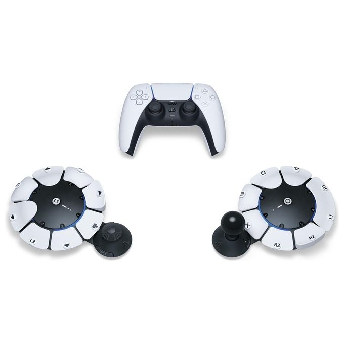 Sony 1234355 Controller Access PS5 Personalizzabile Wireless USB Type-C 30 Profili colore Nero e Bianco